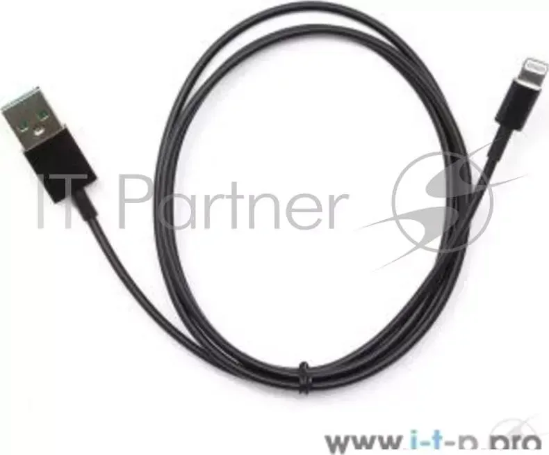Кабель USB CABLEXPERT CC AP2MBP AM/Apple, для iPhone5/6 Lightning, 1м, черный, пакет