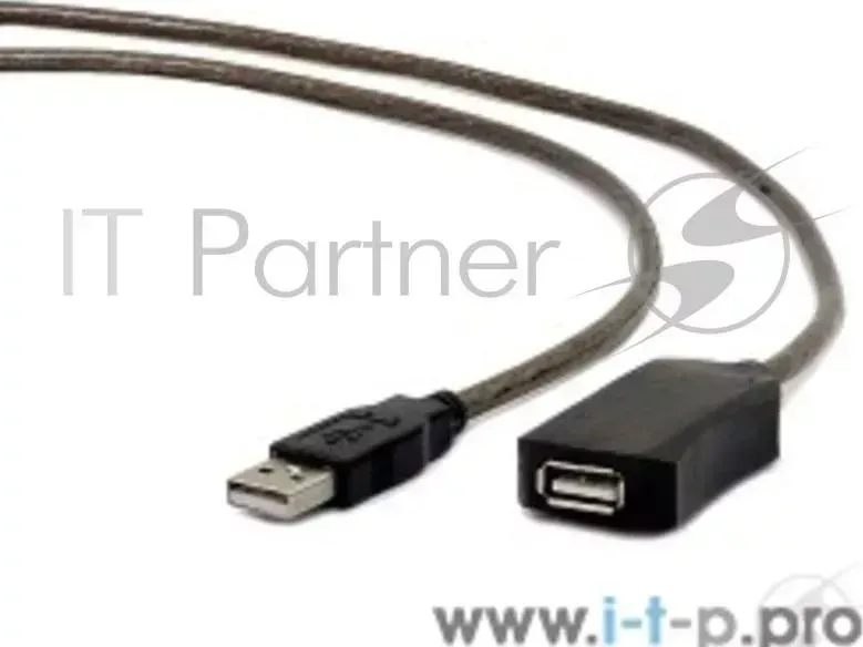 Кабель удлинитель USB 2.0 активный Gembird/ CABLEXPERT UAE 01 10M, AM/AF, 10м