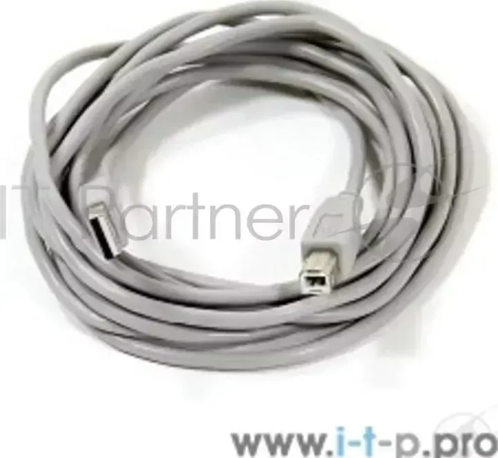 Кабель соединительный Aopen USB2.0 AM/BM 3m серый (ACU201-3MG)