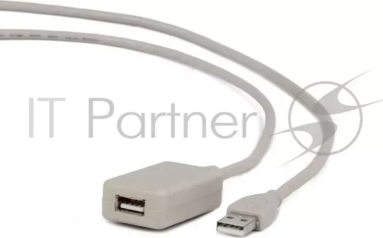Кабель USB2.0 AM/AF 4.8м CABLEXPERT удлинитель USB 2.0 active, блистер, UAE016