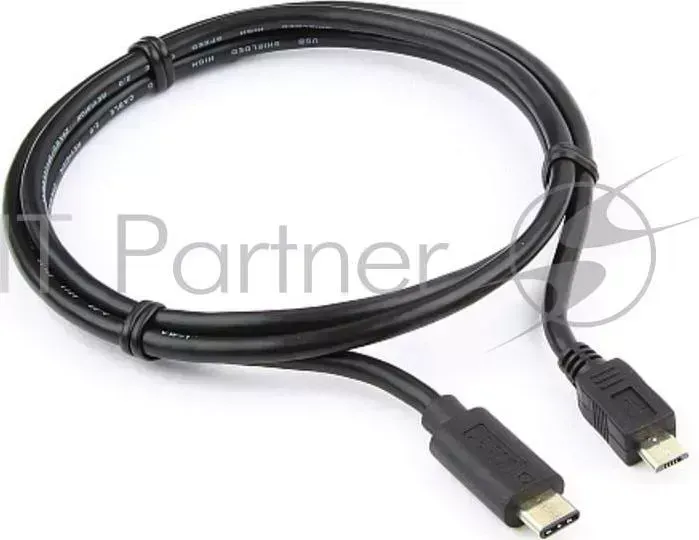 Кабель CABLEXPERT CCP USB2 mBMCM 1M USB2.0 microBM/USB3.1TypeC, 1м,