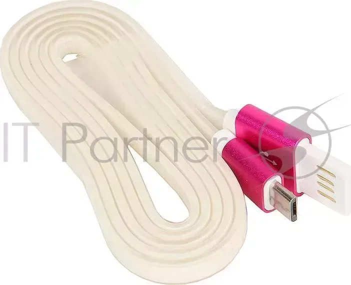 Кабель GEMBIRD USB 2.0 Cablexpert CC mUSBr1m, AM/microBM 5P, 1м, силиконовый шнур, разъемы розовый металлик, пакет