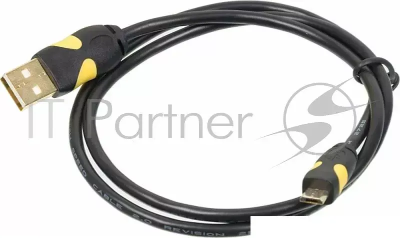 Кабель USB2.0 2A Smooth connector USB A m /micro USB B m 0.75м Позолоченные контакты