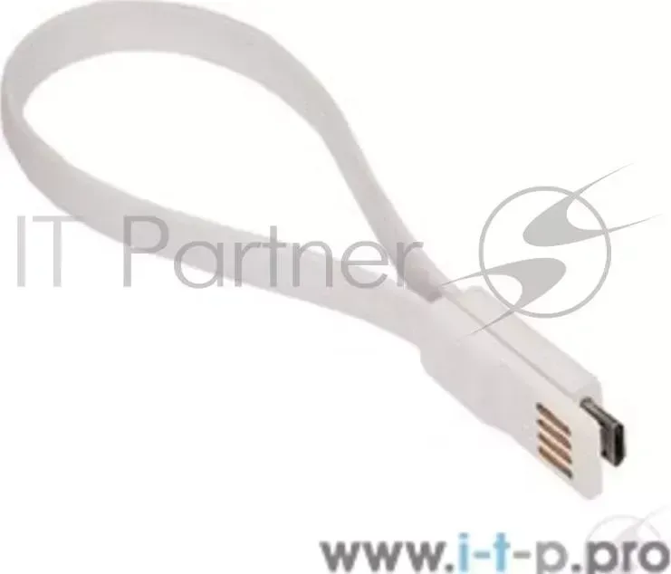 Кабель Continent USB A микро USB B 2.0 с магнитом , DCU 1022WT /OEM
