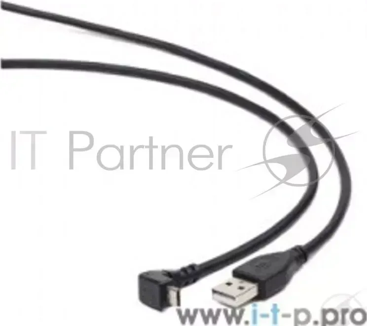 Кабель GEMBIRD /Cablexpert Pro CCP mUSB2 AMBM90 6, AM/microBM 5P, 1,8м, угловой, экран, черный