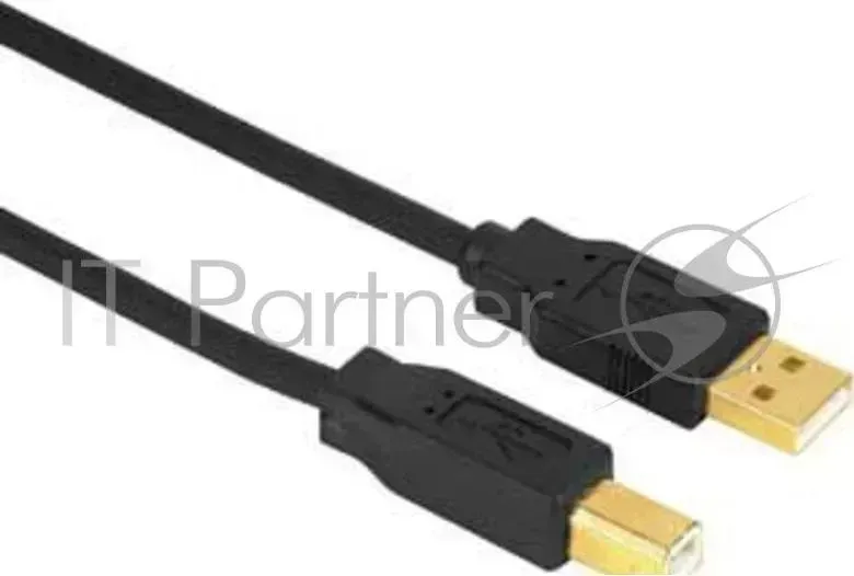 Кабель Hama H-29767 USB 2.0 A-В (m-m) 3.0 м позолоченные штекеры черный HAMA м