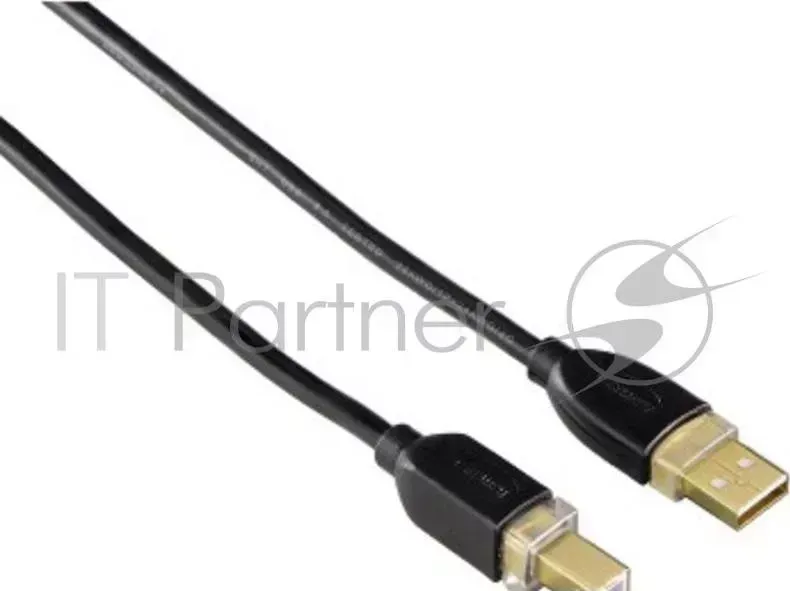 Кабель USB2.0 Hama H-46772 USB A (m)/USB B (m) 3м экран. Позолоченные контакты HAMA 2.0 A B m m , 3.0 м, H 46772