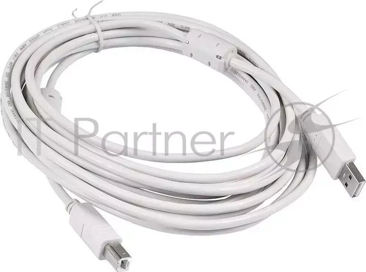 Кабель USB2.0 Buro USB A (m)/USB B (m) 5м феррит.кольца BURO A / B