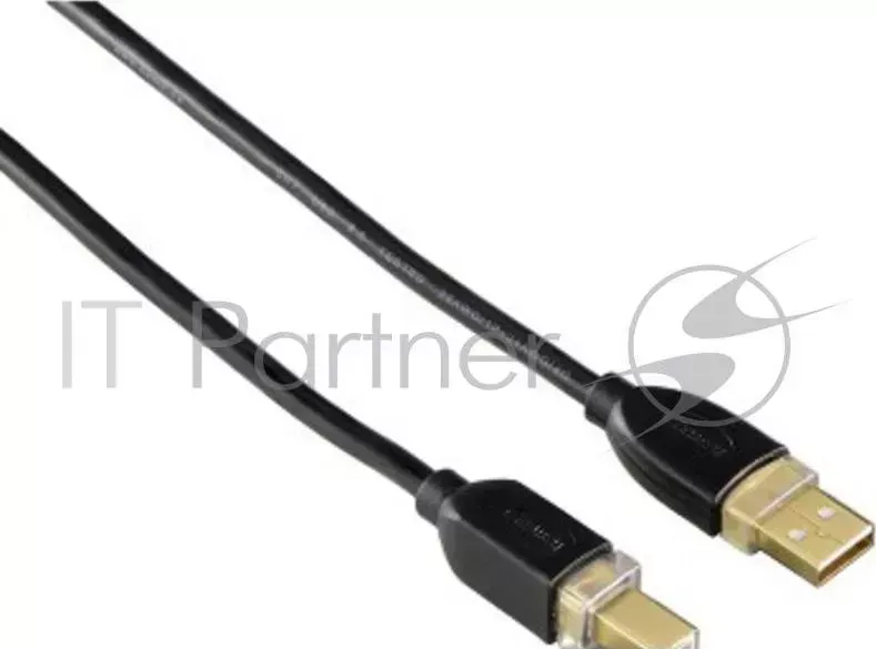 Кабель USB2.0 Hama H-46771 USB A (m)/USB B (m) 1.8м экран. Позолоченные контакты HAMA 2.0 A B m m , 1.8 м, H 46771