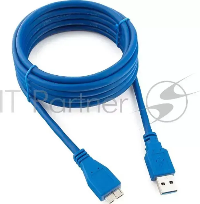Кабель GEMBIRD PRO CCP mUSB3 AMBM 10, USB 3.0 для соед. 3м А microB 9 pin позол.конт., пакет