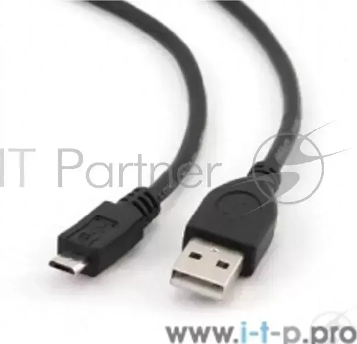 Кабель GEMBIRD /Cablexpert CCP mUSB2 AMBM 0.5M USB 2.0 Pro , AM/microBM 5P, 0.5м, экран, черный, пакет