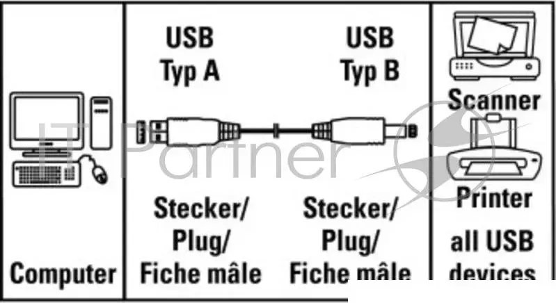 Кабель USB2.0 Hama H-29766 (черный) USB A (m)/USB B (m) 1.8м Позолоченные контакты HAMA 2.0 A В m m , 1.8 м, штекеры, черный H 29766