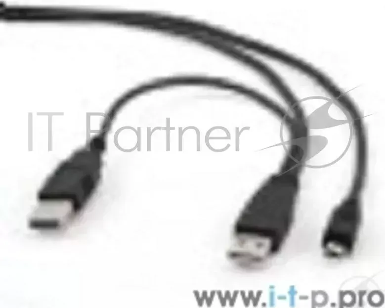 Кабель GEMBIRD /Cablexpert CCP USB22 AM5P 3 USB 2.0 Pro , 2xAM/miniBM 5P, 0.9м, экран, черный