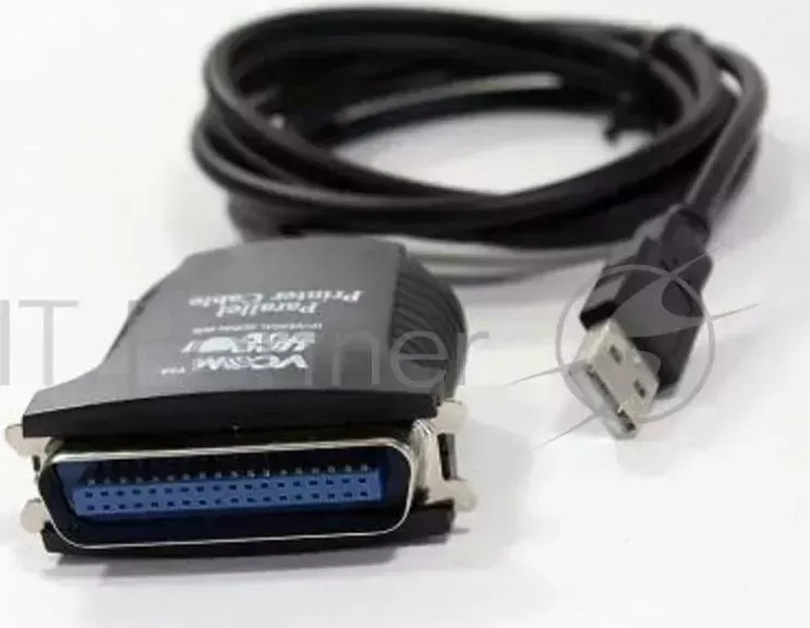 Кабель AM/LPT 1.8м VCOM адаптер USB LPT прямое подключение к LPT порту принтера , VUS7052