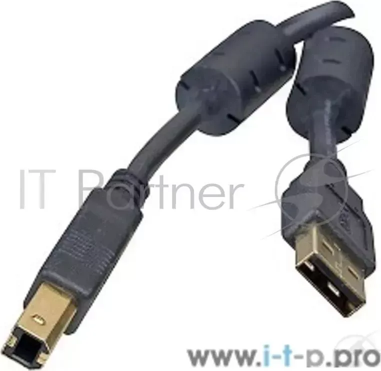 Кабель DEFENDER USB04 10 PRO USB 2.0 для соед. 3.0м AM/BM , зол.конт, 2фер.фил. 87431