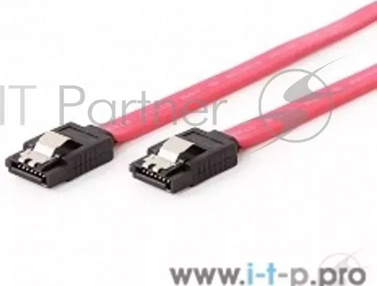 Кабель интерфейсный SATAIII CABLEXPERT CC SATAM DATA, 50см, 7pin/7pin, защелка, пакет