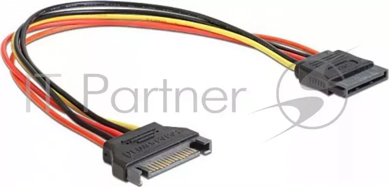 Удлинитель кабеля питания SATA CABLEXPERT CC MF 02, 15pin M /15pin F , 50см