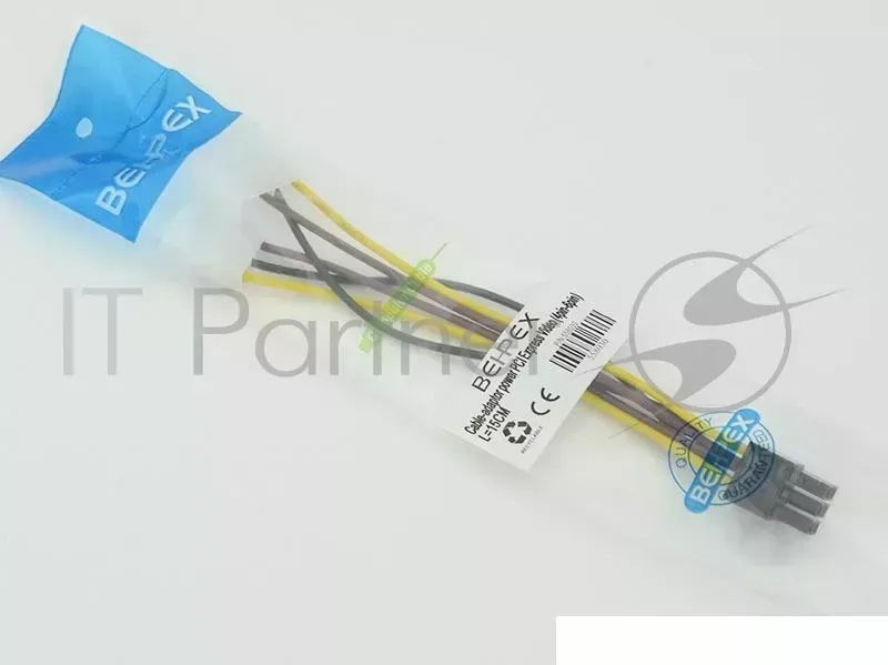 Кабель питания Molex/PCI-E 6pin 0.15м
