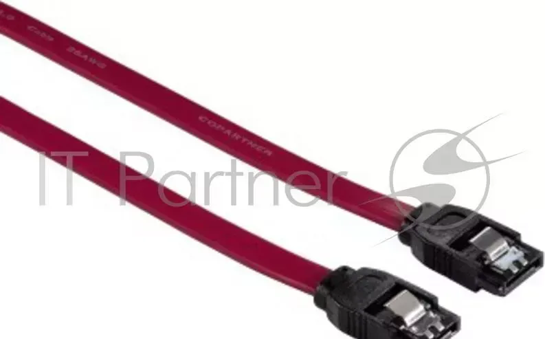 Кабель SATA III Hama 54575 SATA/SATA 0.6м (00054575) HAMA H внешний 6Гбит/с 0.6 м красный