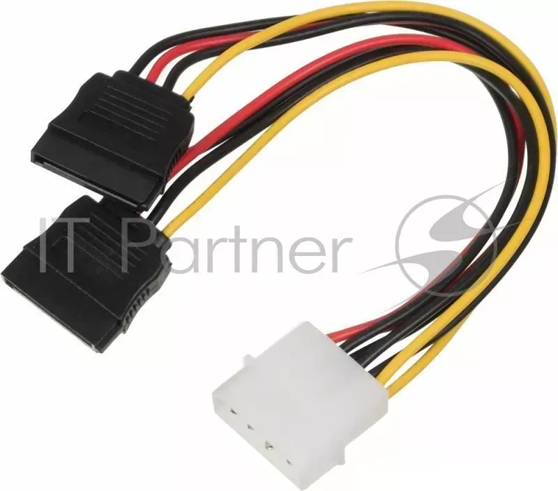 Кабель питания Ningbo Molex/2xSATA 0.18м