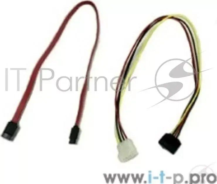 Кабель GEMBIRD /Cablexpert SATA интерфейсный 48см 7pin/7pin и питания 15см 4pin/15pin CC SATA
