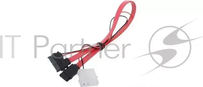 Кабель соед. SATA Slimline SATA 6+7P/SATA 7P + Power for miniITX case Behpex 6+7P/ 7P +