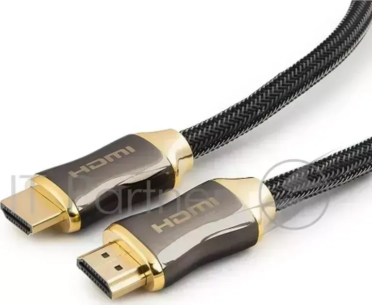Кабель HDMI Cablexpert, серия Platinum, 3 м, v2.0, M/M, позол.разъемы, металлический корпус, нейлоновая оплетка, блистер CABLEXPERT , 3