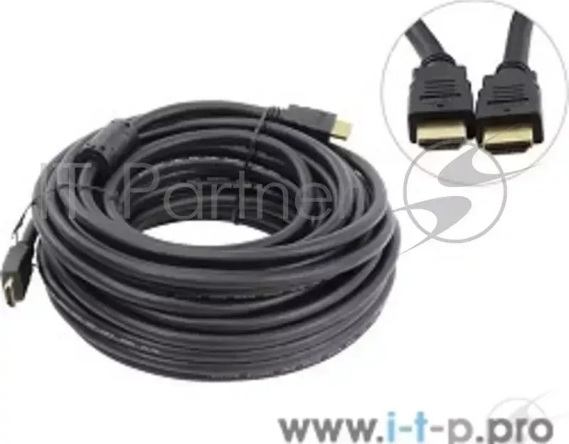 Кабель Telecom 19M/M 1.4V+3D , 25м, 2 фильтра