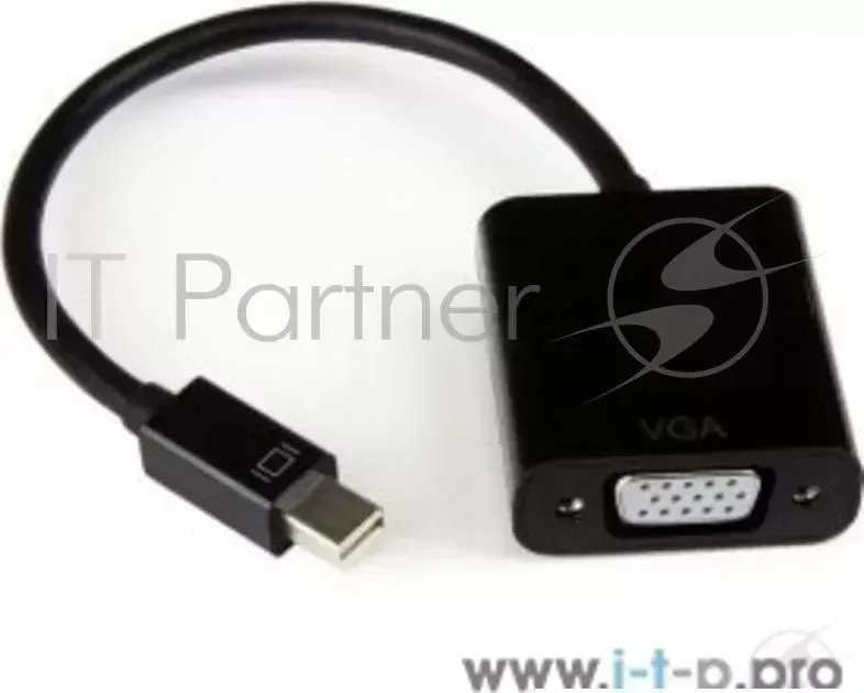 Кабель-адаптер ORIENT C304 Mini DisplayPort M VGA 15F, длина 0.2 метра, черный