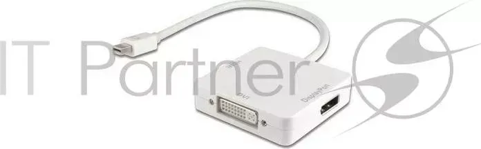 Кабель-адаптер ORIENT C305 Mini DisplayPort M HDMI/ DVI/ DisplayPort, длина 0.2 метра, белый