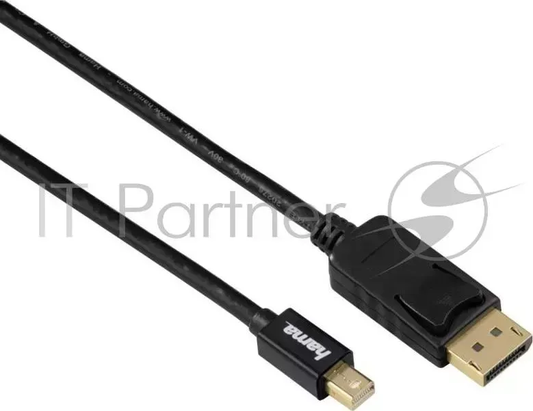 Кабель Display Port Hama DisplayPort (m)/mini DisplayPort (m) 1.8м экран. Позолоченные контакты (00054563)