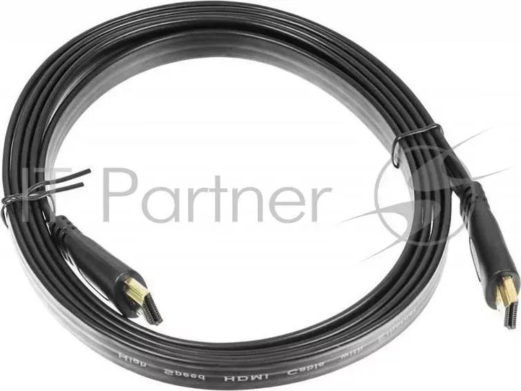 Кабель аудио-видео Buro Flat HDMI (m)/HDMI (m) 2м. черный (BHP HDMI 2) BURO -видео / 2)