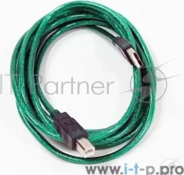 Кабель Aopen /Qust USB2.0 AM/BM 3m прозрачная изоляция (ACU201-3MTG) 6938510852939