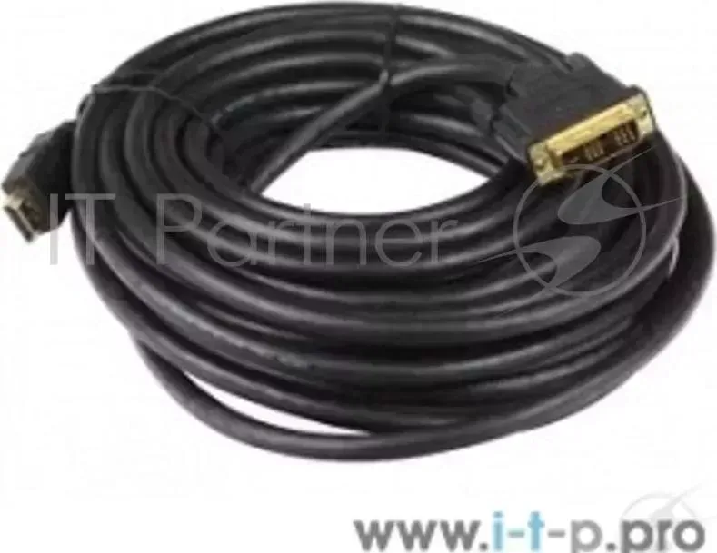 Кабель Telecom CG480G 10M HDMI to DVI D 19M 19M 10м, с позолоченными контактами 6242755317406