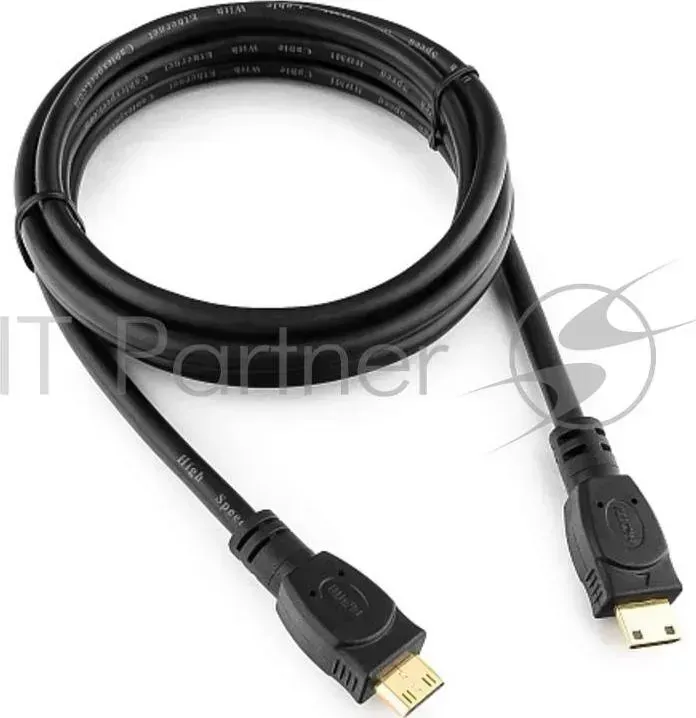 Кабель miniHDMI-miniHDMI GEMBIRD /Cablexpert, v1.4, 19M/19M, 1.8м, черный, позол.разъемы CC HDMICC 6