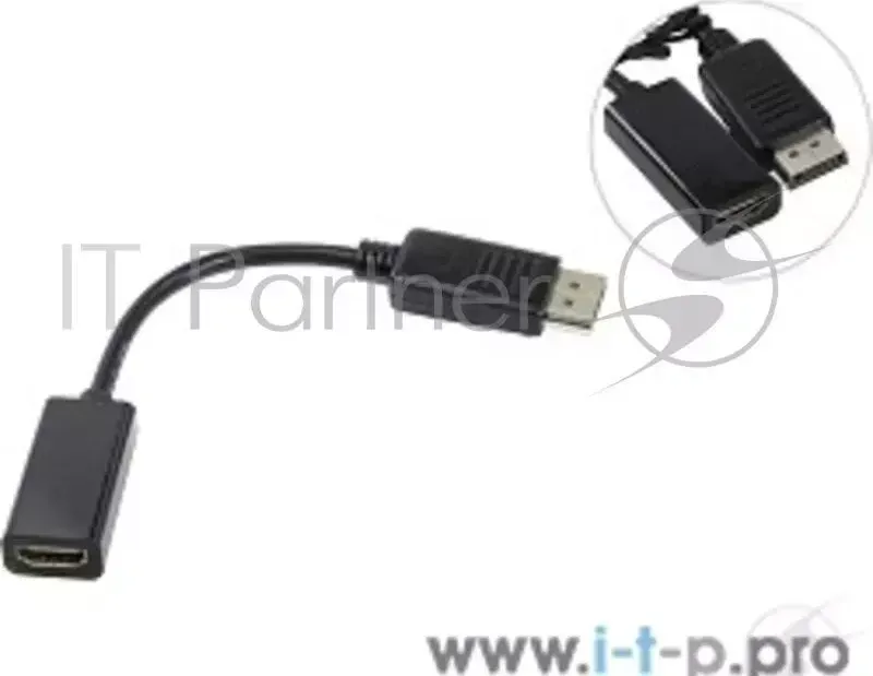Кабель-переходник Telecom TA553 DP HDMI F 0.2m 6926123462126