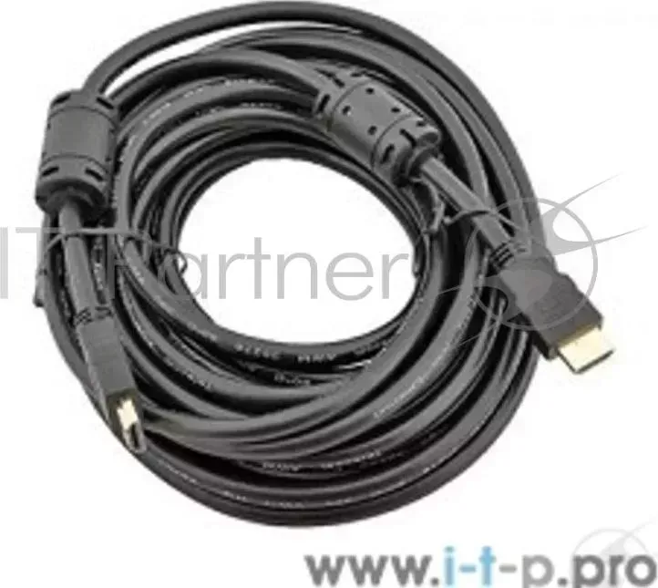 Кабель Telecom CG511D 5M HDMI 19M/M 2 фильтра 1.4V W/Ethernet/3D с позолоченными контактами 6937510818143