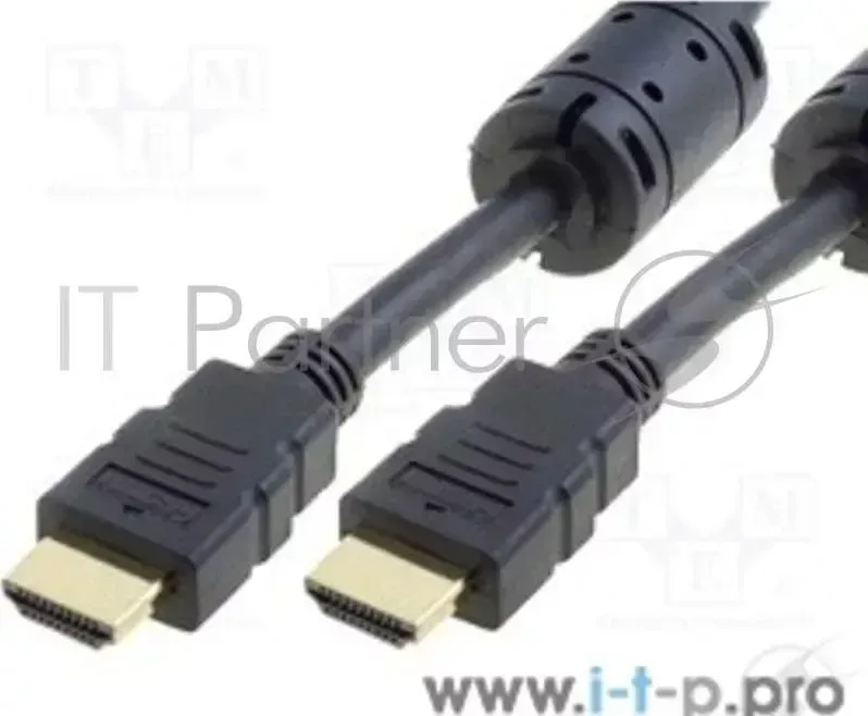Кабель Telecom CG511D 3M/THD6020E 3M HDMI to HDMI 19M 19M ver.1.4b, 2 фильтра, 3м, с позолоченными контактами 6242755316539