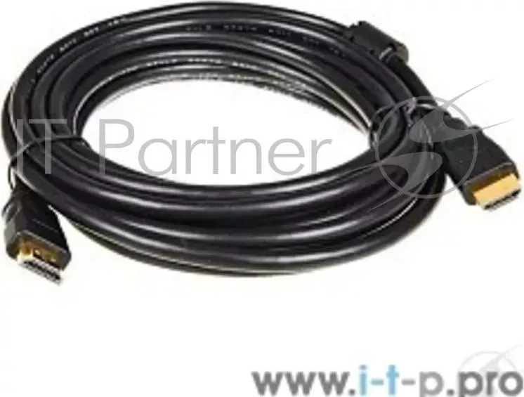 Кабель 5bites APC 014 050 HDMI M / HDMI M V1.4b, высокоскоростной, ethernet 3D, зол.разъемы, ферр.кольца, 5м.