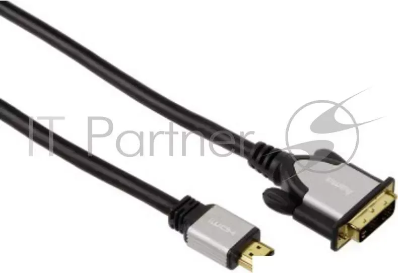 Кабель DVI Hama DVI-D(m)/HDMI (m) 1.8м экран. Позолоченные контакты (00054533) HAMA -D(m)/HDMI