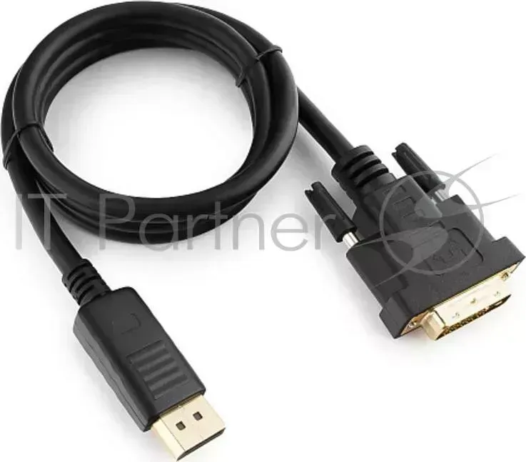 Кабель DisplayPort-DVI GEMBIRD /Cablexpert 1м, 20M/19M, черный, экран, пакет CC DPM DVIM 1M