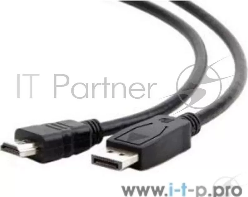 Кабель DisplayPort-HDMI GEMBIRD /Cablexpert 1,8м, 20M/19M, черный, экран, пакет CC DP HDMI 6