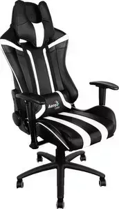 Кресло офисное AEROCOOL AC120-BW черно-белое