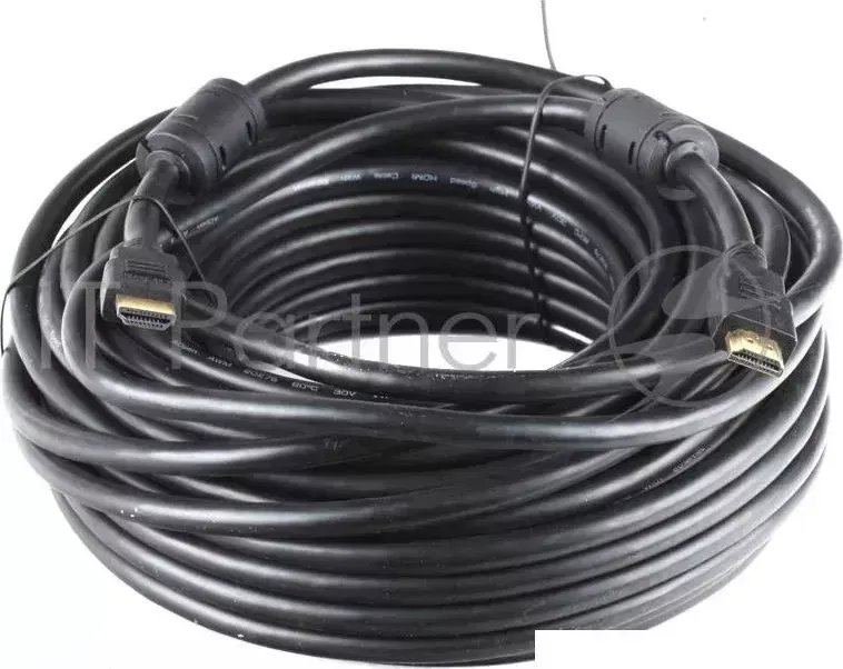 Кабель AOpen HDMI 19M/M+2 фильтра 1.4V+3D/Ethernet AOpen <ACG511D-20M> 20m, позолоченные контакты