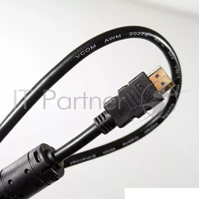 Кабель VCOM VHD6020D 3MB 19M/M ver:1.4 3D, 3m, позолоченные контакты, 2 фильтра Blister