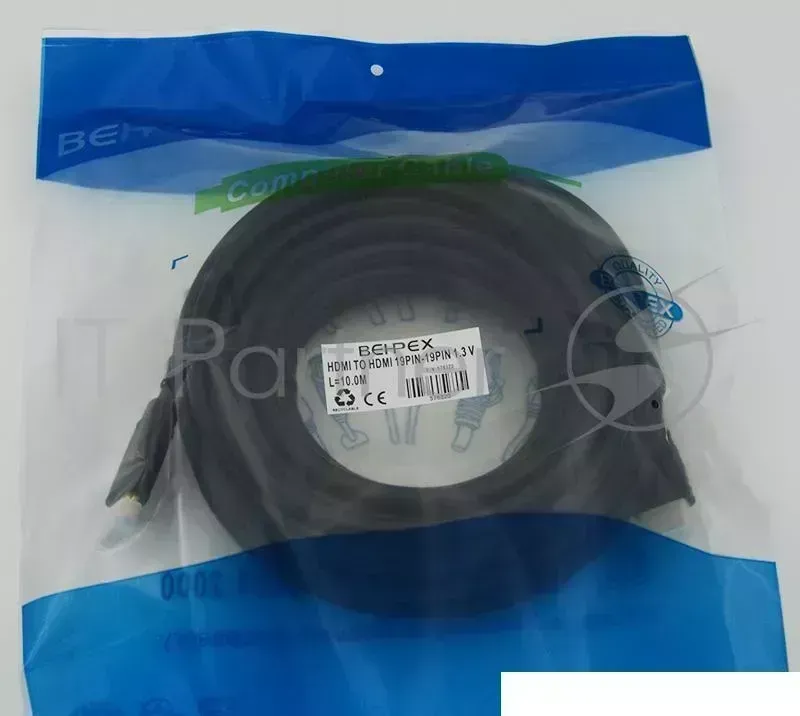 Кабель аудио-видео HDMI (m)/HDMI (m) 10м. черный Behpex видео m / m