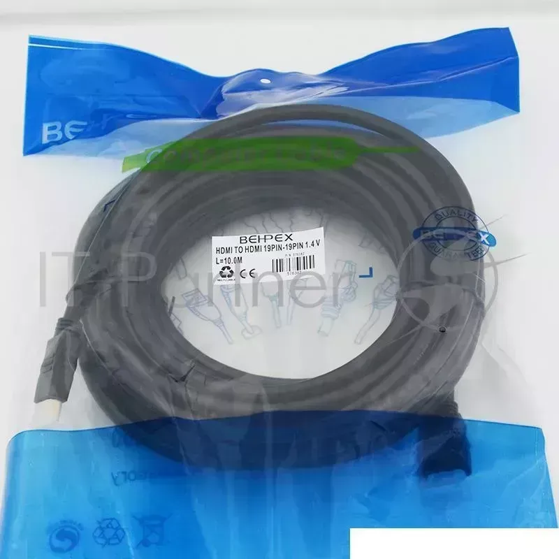 Кабель аудио-видео HDMI (m)/HDMI (m) 10м. Behpex Video to 19pin to 19pin . 10m ver1.4