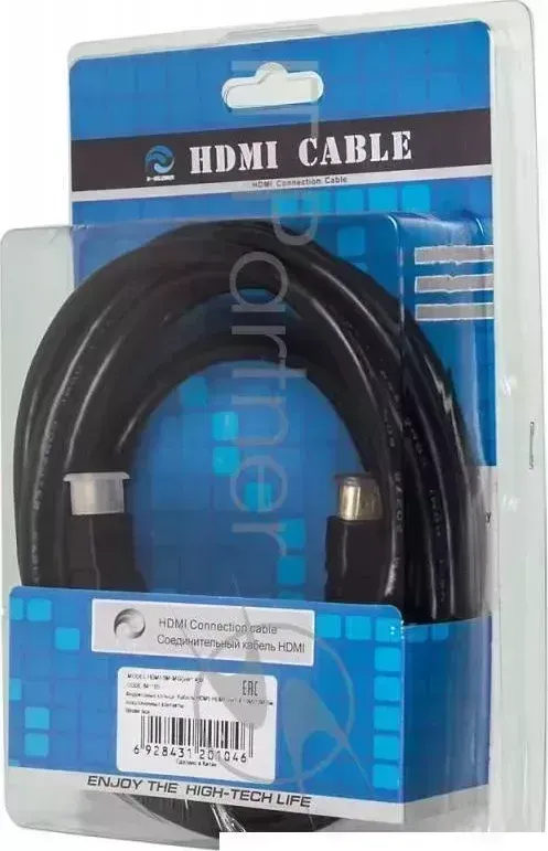 Кабель-соединительный аудио-видео Ningbo HDMI 5M MG HDMI m /HDMI m 5м. феррит.кольца Позолоченные контакты черный HDMI 5M MG VER1.4 BL