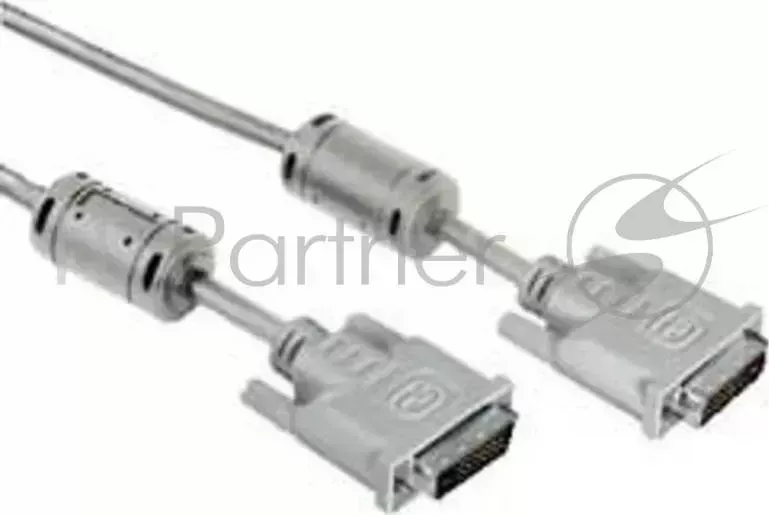 Кабель Hama H-20156 DVI Dual Link (m-m) 1.8 м серый HAMA м