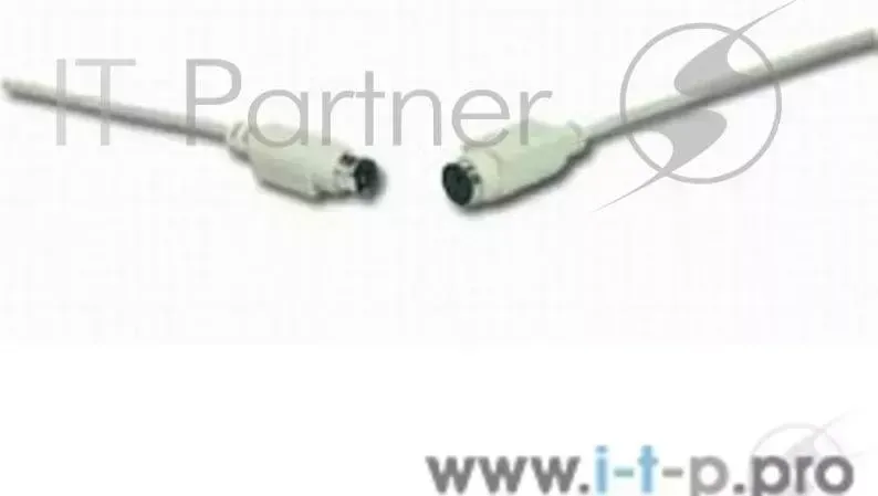 Кабель удлинитель PS/2 порта Cablexpert CC-142-6, 6F/6M, 1.8м, пакет